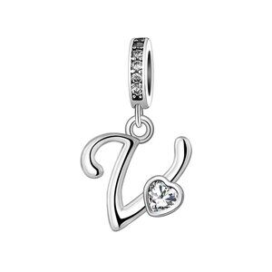 Letter V Charm